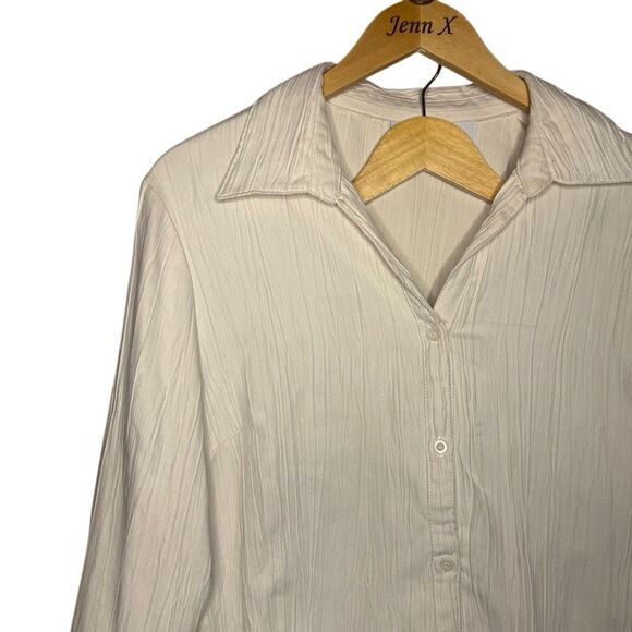 VTG Kim Rogers Off White Long Sleeve Top Size XL Alfred Dunner Trouser Size 14P - Picture 2 of 15